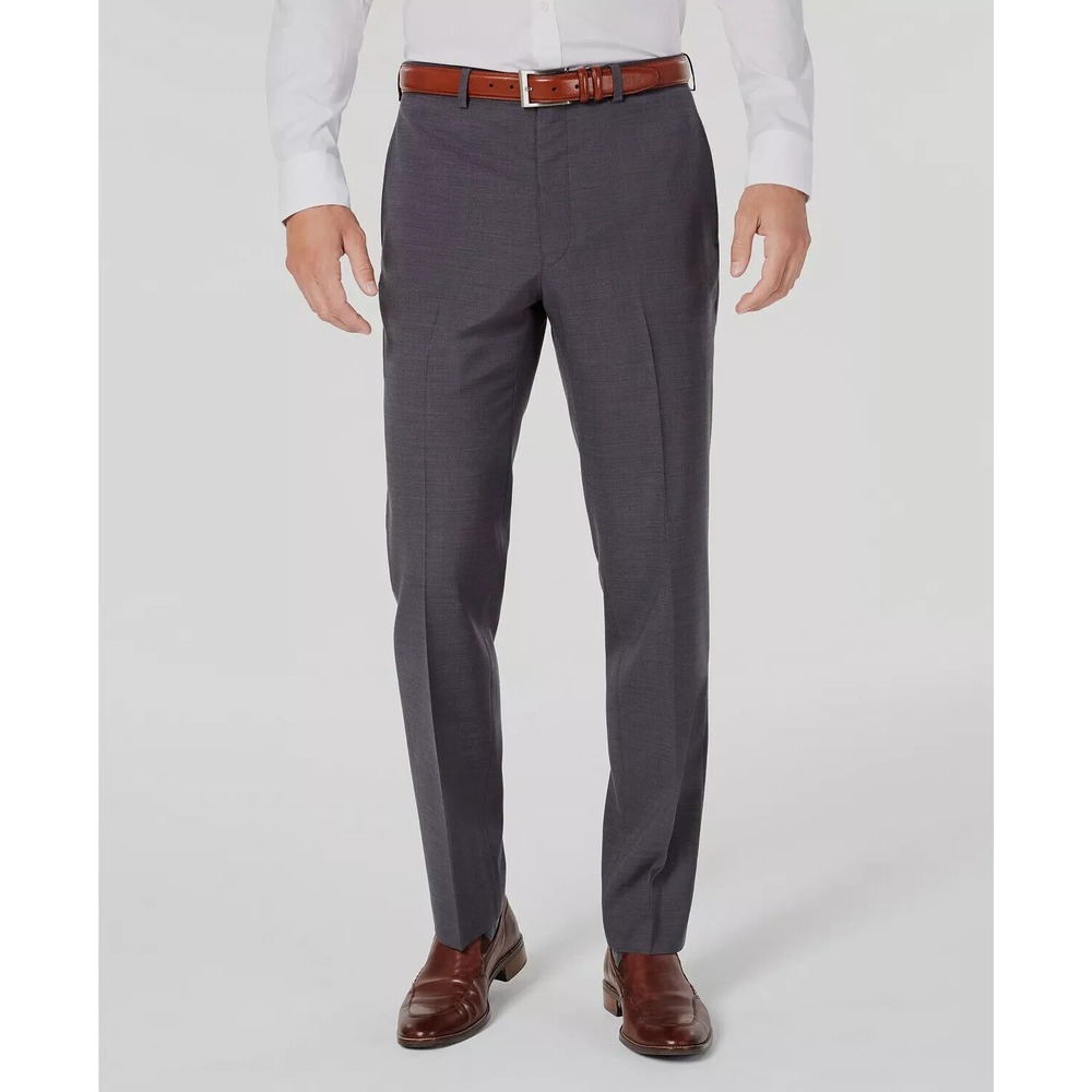 Marc New‎ York Men's Dress Pants Gray Modern-Fit Grey 39W 33L E04457